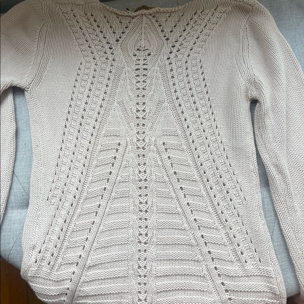 Women’s size medium, grace and mila-PARIS, sweater with back detailing